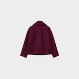 Aria | Winter Cropped Wool-Blend Jacket