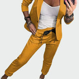 Ella - Women's Loose-Fitting Trouser and Blazer Set