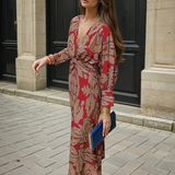 Elegant Midi Evening Dress for Sophisticated Style
