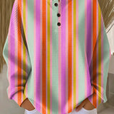 Milla | Sweater with Colourful Stripes