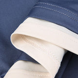 Vintage Blue Contrast Colour Mock Two-Piece Camisole