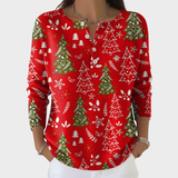 Stella | Christmas jumper with buttons