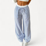 Davies | Striped Drawstring Lounge Pants – Relaxed Fit