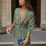 Elegant Midi Evening Dress for Sophisticated Style