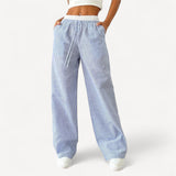Davies | Striped Drawstring Lounge Pants – Relaxed Fit
