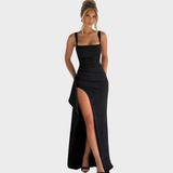 Valessia Formal Maxi Dress with Slip, Elegant Evening Wear