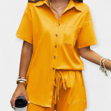 Karolína - Comfortable set with a shirt and shorts