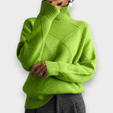 Remmy | Structured Roll Neck Jumper in Knit