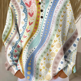 Luna | Sweater with Colourful Stripe Patterns