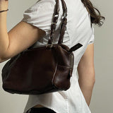 White Vintage Slim Waist V Neck Short Sleeve Shirt