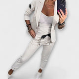 Malou - Coordinated Set of Top, Jacket and Trousers