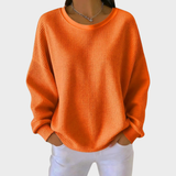 Nora | Waffle Knit Cotton Jumper Winter Long Sleeve