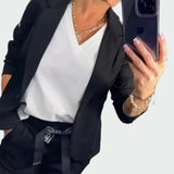 Ella - Women's Loose-Fitting Trouser and Blazer Set