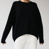 Oversized Crewneck Knit Sweater