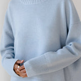 Oversized Crewneck Knit Sweater