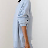 Oversized Crewneck Knit Sweater