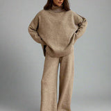 Soft Knit Turtleneck Lounge Set