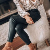 Dania Blouse | Long Sleeve Sequin V-Neck Blouse