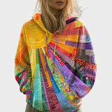 Luana | Colourful Quilted Hoodie for a Bright Spring