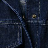 Denim Utility Jacket with Tie Belt