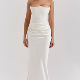 Mia Strapless Corset Maxi Dress