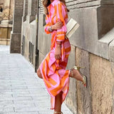 Freya Dress | Colourful Wrap Maxi Dress