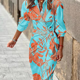 Freya Dress | Colourful Wrap Maxi Dress