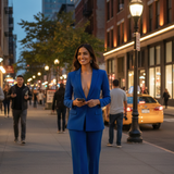 Tailored Blazer & Wide-Leg Trouser Set