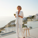 Tailored Blazer & Wide-Leg Trouser Set