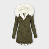 Ivara - Waterproof Winter Jacket with Faux Fur Lining