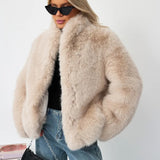 Elegant Faux Fur Winter Jacket