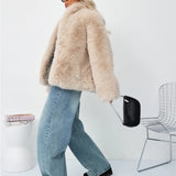 Elegant Faux Fur Winter Jacket