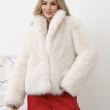 Elegant Faux Fur Winter Jacket