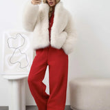Elegant Faux Fur Winter Jacket
