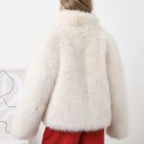 Elegant Faux Fur Winter Jacket