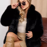 Elegant Faux Fur Winter Jacket