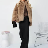 Elegant Faux Fur Winter Jacket