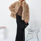 Elegant Faux Fur Winter Jacket