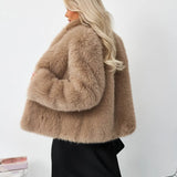 Elegant Faux Fur Winter Jacket