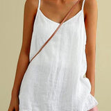 Jannat Top | Spaghetti Strap Summer Linen Top