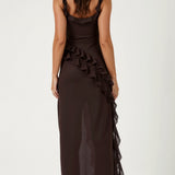 Amelia Elegant Ruffled Maxi Dress