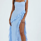 Amelia Elegant Ruffled Maxi Dress
