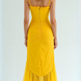 Edith Elegant Sweetheart Maxi Dress