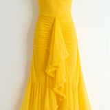 Edith Elegant Sweetheart Maxi Dress
