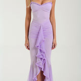 Edith Elegant Sweetheart Maxi Dress