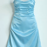 Lila Strapless Flared Mini Dress