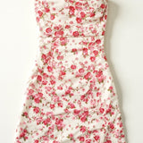 Lila Strapless Flared Mini Dress