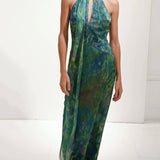 Monet Inspired Party Maxi Dress
