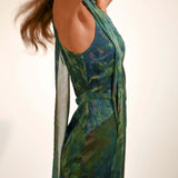 Monet Inspired Party Maxi Dress