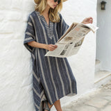 Elegant Mediterranean Long Kaftan Dress for Effortless Style